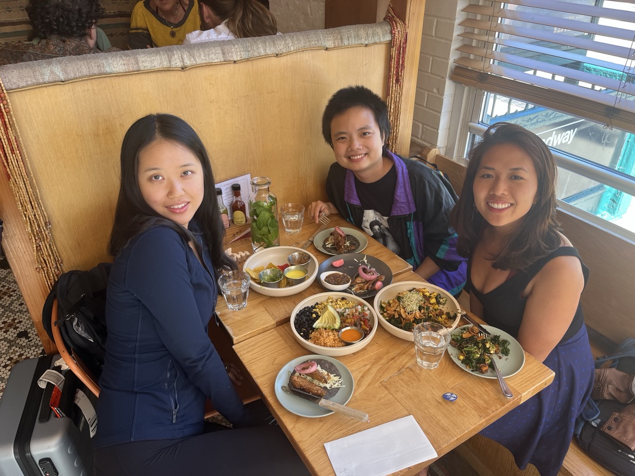 Lunch after watching a film on the Florida Everglades during NYC Climate Week 2025.